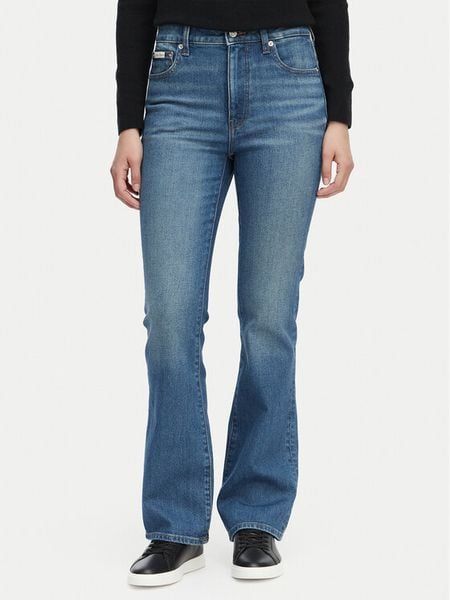 Calvin Klein Jeans Jeansy LV047F666G Granatowy Bootcut Fit. Niebieskie jeansy Calvin Klein Jeans, bez wzorów. Za 344.99 zł.