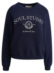 Smith & Soul Bluza w kolorze granatowym rozmiar: M. Niebieskie bluzy Smith & Soul, m, bez wzorów, bez kaptura. Za 173.99 zł.