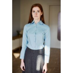 Koszula Silene błękitna 32 niebieski. Niebieskie koszule Marie Zélie, bez wzorów, z bawełny, eleganckie, bez kołnierzyka, bez ramiączek. W wyprzedaży za 187.00 zł.