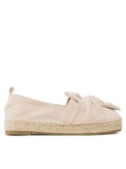 DeeZee Espadryle WSS990-160 Beżowy. Brązowe espadryle DeeZee, bez wzorów, z materiału, bez obcasa, bez zapięcia. Za 89.99 zł.