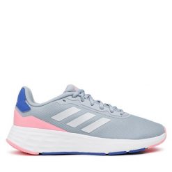Buty do biegania adidas. Szare obuwie sportowe Adidas, bez zapięcia, do biegania. Za 329.99 zł.