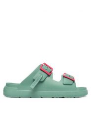 D.Franklin Klapki Vibe Foam 2 DFSH413005 Niebieski. Niebieskie klapki D.Franklin, bez wzorów, z syntetyku, bez obcasa. Za 169.99 zł.