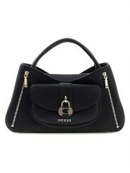 Guess Torebka w kolorze czarnym - 34 x 20 x 10 cm rozmiar: onesize. Czarne torebki klasyczne Guess, z aplikacjami, z materiału, bez dodatków. Za 434.99 zł.