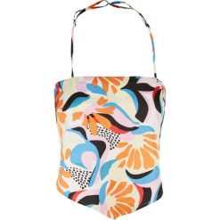 Damski satynowy tank top Urban Classics AOP Triangle. Topy Urban Classics, l, bez wzorów, z satyny, bez kołnierzyka, bez ramiączek. Za 191.00 zł.