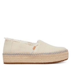 Espadryle Toms. Brązowe espadryle Toms, bez wzorów, bez obcasa, bez zapięcia. Za 419.99 zł.