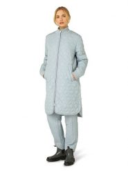 Ilse Jacobsen Płaszcz pikowany w kolorze błękitnym rozmiar: 38. Niebieskie płaszcze Ilse Jacobsen, bez wzorów, bez kaptura. Za 217.99 zł.