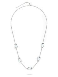 Liebeskind Posrebrzany naszyjnik - dł. 45 cm rozmiar: onesize. Szare naszyjniki Liebeskind, posrebrzane. Za 217.99 zł.