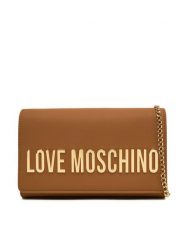 LOVE MOSCHINO Torebka JC4103PP1MKD0201 Brązowy. Brązowe torebki klasyczne Love Moschino, bez wzorów, ze skóry, bez dodatków. Za 369.99 zł.