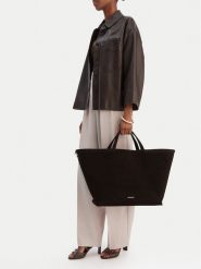 GINO ROSSI Torebka EO-LA224-19153A Brązowy. Brązowe shopper Gino Rossi, bez wzorów, ze skóry, bez dodatków. Za 659.99 zł.