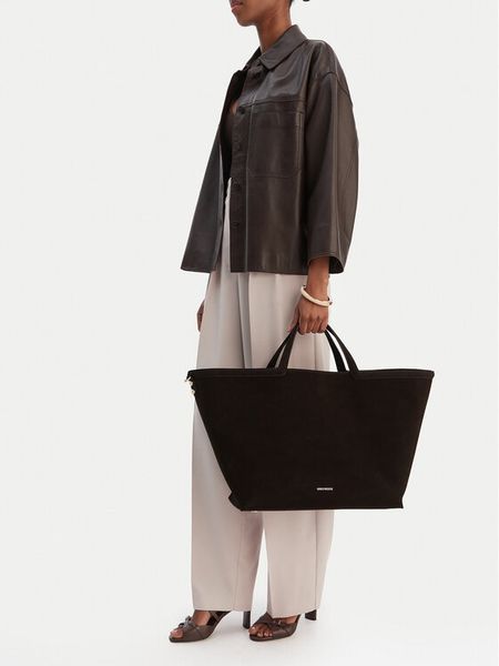 GINO ROSSI Torebka EO-LA224-19153A Brązowy. Brązowe shopper Gino Rossi, bez wzorów, ze skóry, bez dodatków. Za 455.99 zł.