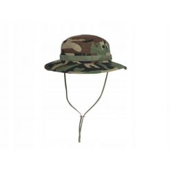 Kapelusz boonie z odpinaną osłoną karku US Woodland. Brązowe kapelusze HELIKON-TEX, bez wzorów. Za 54.99 zł.