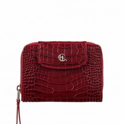 Damski portfel skórzany z suwakiem Canaletto croco PD1255s162 RFID. Portfele bez wzorów, ze skóry. Za 159.00 zł.