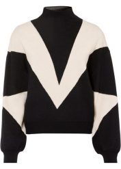 Sweter oversize. Czarne swetry bonprix, bez wzorów, bez ramiączek. Za 122.99 zł.