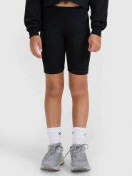 4F Szorty w kolorze czarnym rozmiar: 146. Czarne szorty 4f, bez wzorów, prążkowane. Za 19.99 zł.