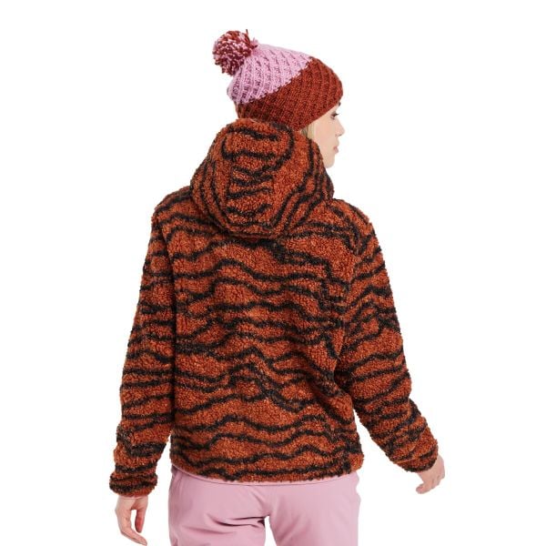 Bluza damska z kapturem Protest Prtfassa. Brązowe bluzy Protest, bez wzorów, z kapturem. Za 350.50 zł.