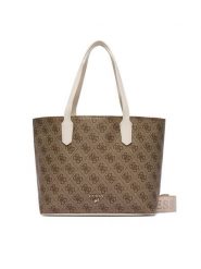 Guess Torebka J5YZ01 WFMF0 Brązowy. Brązowe torebki klasyczne Guess, z aplikacjami, ze skóry, bez dodatków. Za 263.99 zł.