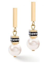 COEUR DE LION Kolczyki-wkrętki z perełkami Swarovski rozmiar: onesize. Białe kolczyki COEUR DE LION, z perłą, ze stali. Za 142.45 zł.