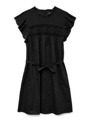 Vero Moda Sukienka w kolorze czarnym rozmiar: L. Czarne sukienki Vero Moda, l, bez wzorów, z bawełny, bez kołnierzyka, bez ramiączek, mini. Za 129.95 zł.