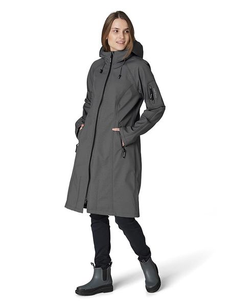 Ilse Jacobsen Płaszcz softshellowy w kolorze szarym rozmiar: 36. Szare kurtki sportowe Ilse Jacobsen, bez wzorów, bez kaptura, outdoorowe. Za 257.92 zł.