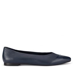 Baleriny Lasocki. Niebieskie baleriny Lasocki, bez wzorów, bez obcasa. Za 169.99 zł.