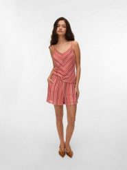 Vero Moda Szorty w kolorze czerwono-jasnoróżowym rozmiar: S. Czerwone szorty Vero Moda, bez wzorów, z podwyższonym stanem. Za 81.95 zł.