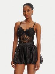 BARDOT Body Britney 38853TB2 Czarny. Czarne body Bardot, bez wzorów, z syntetyku. Za 309.99 zł.