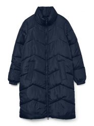 Vero Moda Płaszcz pikowany w kolorze granatowym rozmiar: M. Niebieskie płaszcze Vero Moda, m, bez wzorów, bez kaptura. Za 130.99 zł.