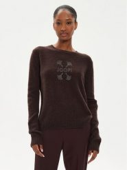 JOOP! Sweter 58 JW243KN323 30042809 Brązowy Loose Fit. Brązowe swetry Joop!, bez wzorów, z kaszmiru, bez ramiączek. Za 919.99 zł.