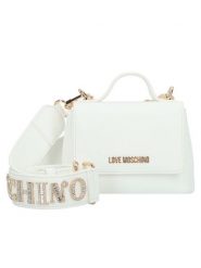 LOVE MOSCHINO Torebka JC4279PP0MKI0100 Biały. Białe torebki klasyczne Love Moschino, bez wzorów, ze skóry, bez dodatków. Za 819.99 zł.