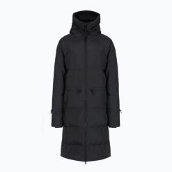 Płaszcz ocieplany damski Ravina KADVA ECO. Czarne płaszcze KADVA, na jesień, xs, bez wzorów, z materiału, bez kaptura. Za 409.99 zł.