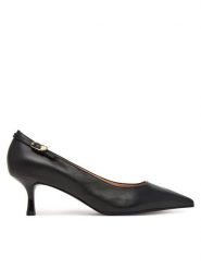 LOVE MOSCHINO Szpilki JA10176G1PIA0000 Czarny. Czarne szpilki Love Moschino, bez wzorów, ze skóry, bez obcasa, na szpilce, bez zapięcia. Za 949.99 zł.