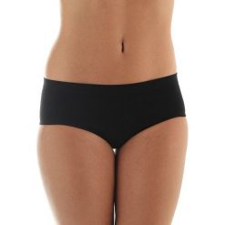 Brubeck Majtki damskie Hipster Classic Comfort Cotton czarne r. S (HI00090A). Bielizna sportowa Brubeck. Za 21.99 zł.