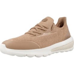 Tenisówki Geox Model D Spherica Actif Kolor Brąz. Brązowe obuwie sportowe Geox, z tkaniny, bez zapięcia, tenisowe. Za 362.99 zł.