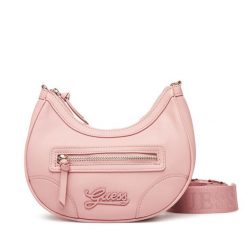 Torebka Guess. Czerwone listonoszki Guess, z aplikacjami, bez dodatków. Za 299.99 zł.