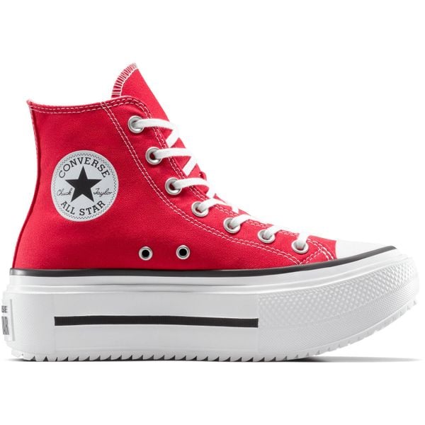 Buty sportowe damskie Converse Chuck Tlr As Lift Double Stack. Czerwone obuwie sportowe Converse, bez zapięcia. W wyprzedaży za 490.00 zł.