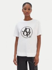 JOOP! T-Shirt Tammi 30100822 Biały Regular Fit. Białe t-shirty Joop!, bez wzorów, z bawełny, bez kołnierzyka, bez ramiączek. Za 369.99 zł.