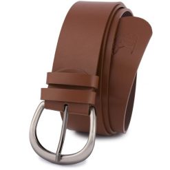 Pasek skórzany BELTIMORE r.80-95 cm D87 brązowy. Brązowe paski bez wzorów. Za 54.99 zł.