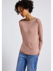 Street One Sweter w kolorze szaroróżowym rozmiar: 34. Różowe swetry Street One, bez wzorów, z bawełny, bez ramiączek. Za 96.83 zł.