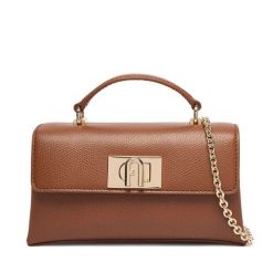 Torebka Furla. Brązowe torebki klasyczne Furla, bez wzorów, bez dodatków. Za 1,104.00 zł.