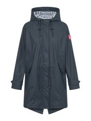 Derbe Kurtka przeciwdeszczowa w kolorze granatowym rozmiar: 38. Niebieskie kurtki sportowe Derbe, bez wzorów, bez kaptura, outdoorowe. Za 301.64 zł.
