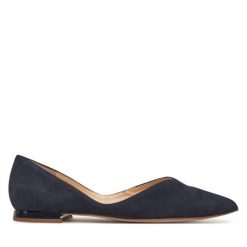 Baleriny HÖGL. Niebieskie baleriny Högl, bez wzorów, bez obcasa. Za 449.99 zł.