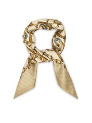 Guess Apaszka AW5415 POL03 Beżowy. Brązowe rękawiczki Guess, z aplikacjami, z materiału. Za 159.99 zł.