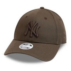 Damska czapka z daszkiem New Era MLB New York Yankees. Brązowe czapki New Era, bez wzorów, sportowe. Za 128.80 zł.