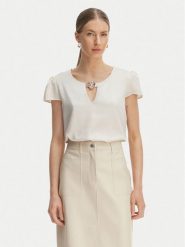 Rinascimento Bluzka CFC0127852003 Beżowy Regular Fit. Brązowe bluzki Rinascimento, l, bez wzorów, z syntetyku, bez kołnierzyka, bez ramiączek. Za 399.99 zł.