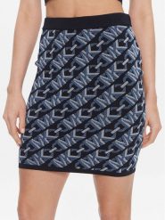 MICHAEL Michael Kors Spódnica mini MR470BM9Z6 Granatowy Slim Fit. Niebieskie spódnice MICHAEL Michael Kors, m, bez wzorów, z wiskozy, mini. Za 399.99 zł.