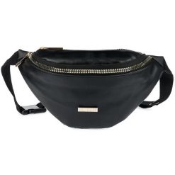 Saszetka damska Beltimore eko V19 czarna. Czarne torby na ramię bez wzorów, bez dodatków. Za 47.90 zł.