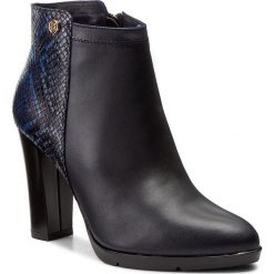 Botki BALDACCINI - 973000-L Granat/Ł+Ali/Granat. Niebieskie botki Baldaccini, bez wzorów, ze skóry, bez obcasa, na obcasie, bez zapięcia. Za 329.00 zł.