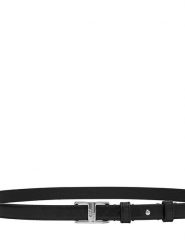 LIEBESKIND BERLIN Skórzany pasek w kolorze czarnym - dł. 85 cm rozmiar: onesize. Czarne paski Liebeskind Berlin, bez wzorów, z materiału. Za 167.28 zł.