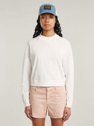 G-Star Koszulka w kolorze białym rozmiar: L. Białe bluzki G-Star, l, bez wzorów, z bawełny, retro, bez kołnierzyka, bez ramiączek. Za 104.39 zł.