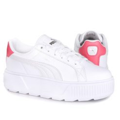 Buty damskie do chodzenia Puma KARMEN. Białe obuwie sportowe Puma, bez zapięcia, trekkingowe. W wyprzedaży za 199.00 zł.